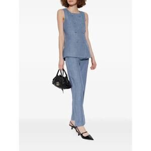 POSSE Linen Crop Trousers